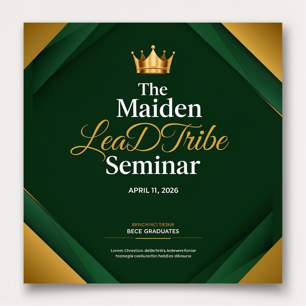 The Maiden LeaDTribe Seminar Flyer